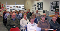 A healthy turnout from the local community