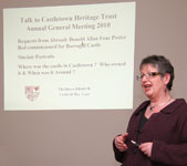 Barbara Hiddleston in full flow during her fascinating talk