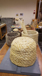 Examples of different straw-made skeps.