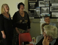 Katriona Scott and Sally Edwards contributed some fantastic renditions of traditional bothy ballads