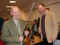 David Broughton and Donald McNeill - two stalwarts of Clapshot