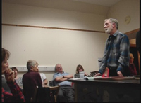 Ted Hopkins performing a tremendous rendition of 'The Shooting of Dan McGrew'