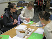 Jana (right) demonstrates how to get started