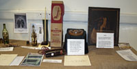 Part of the collection of artefacts recently donated to the Society [Photo Sheila Moir]