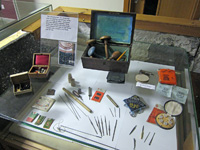 Part of the 'Needles, Shuttles and All' exhibition