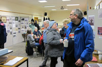 The hot mulled wine was much appreciated, especially by those who had included a visit as part of their traditional Boxing Day walk round the village