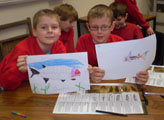 We think this is what they looked like before they were fossilised!