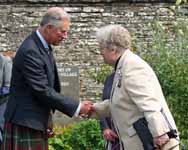 Anne Dunnet, Lord Lieutenant of Caithness officially receives HRH