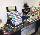 Necklaces and artwork