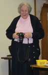Sheila captures the event for posterity
