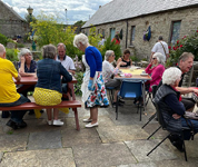 Great to be able to enjoy the sun in the heritage garden