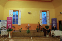 The stage is set, all we need now are performers. Thanks go to Woodside Garden Centre for the loan of many of the plants