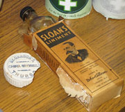 For the relief of rheumatism, lumbago, sciatica, insect and bee stings