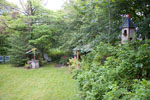 Part of the lower level within the 'hidden' garden