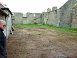 It may not look terribly exciting, but it is considerably tidier than it was before! The building in the background is the steading threshing mill - t