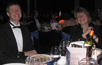 Liz Buchan and Colin Simpson, Tourism Co-ordinator at The Highland Council enjoying the occasion
