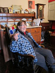 Visitors to Mary Ann's Cottage received a 'gold' (brass) curtain ring with crochet tag to record they had taken part in the tour of the