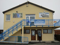 The SeaDrift visitor centre at the caravan site at Dunnet was open especially for the event.