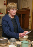 Muriel Murray speaks on behalf of Caithness Archaeological Trust
