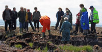 John Crowden and David Glass explain the basics of cutting the peat