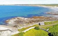 Looking east towards the 3 mile long golden sands of Dunnet Beach