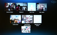 Success! Simultaneous contact was made with (clockwise from top left) The Falkland Isles, India, New Zealand, Brazil, Canada, South America, Antarctic
