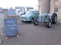 A fitting display of period vehicles, kindly provided by Dickie Mackay