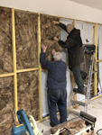 Installing the insulation