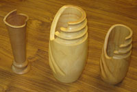 First reserve went to novice woodturner Bob Boxhall